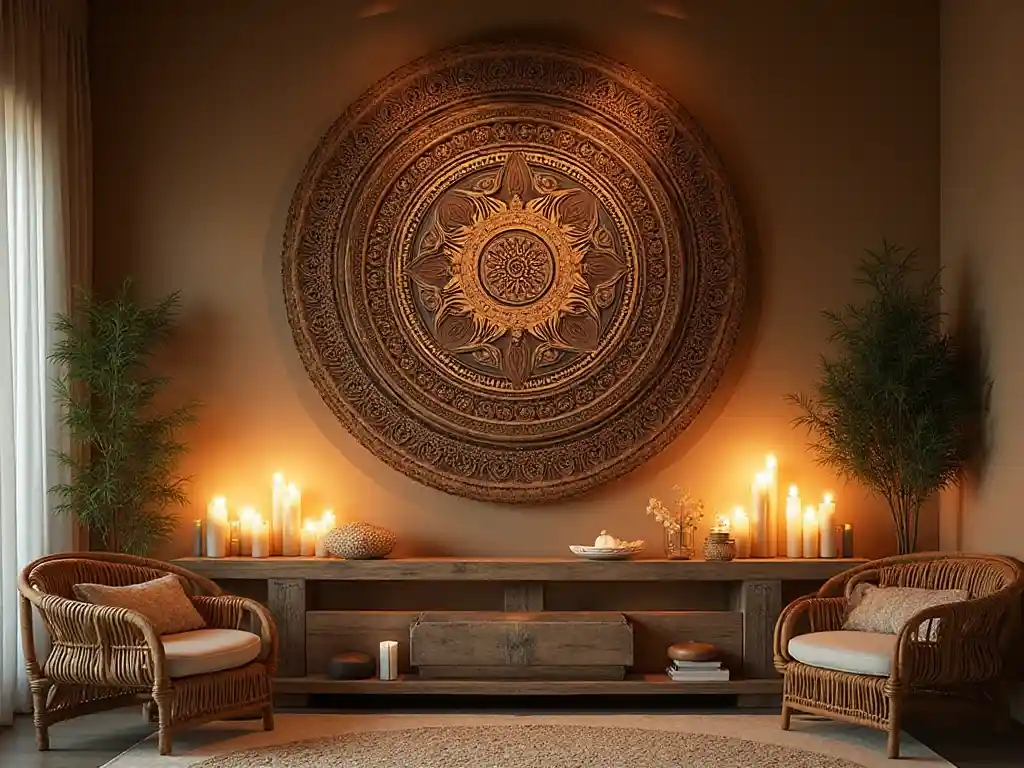 6-Large Wood Wall Art Idea