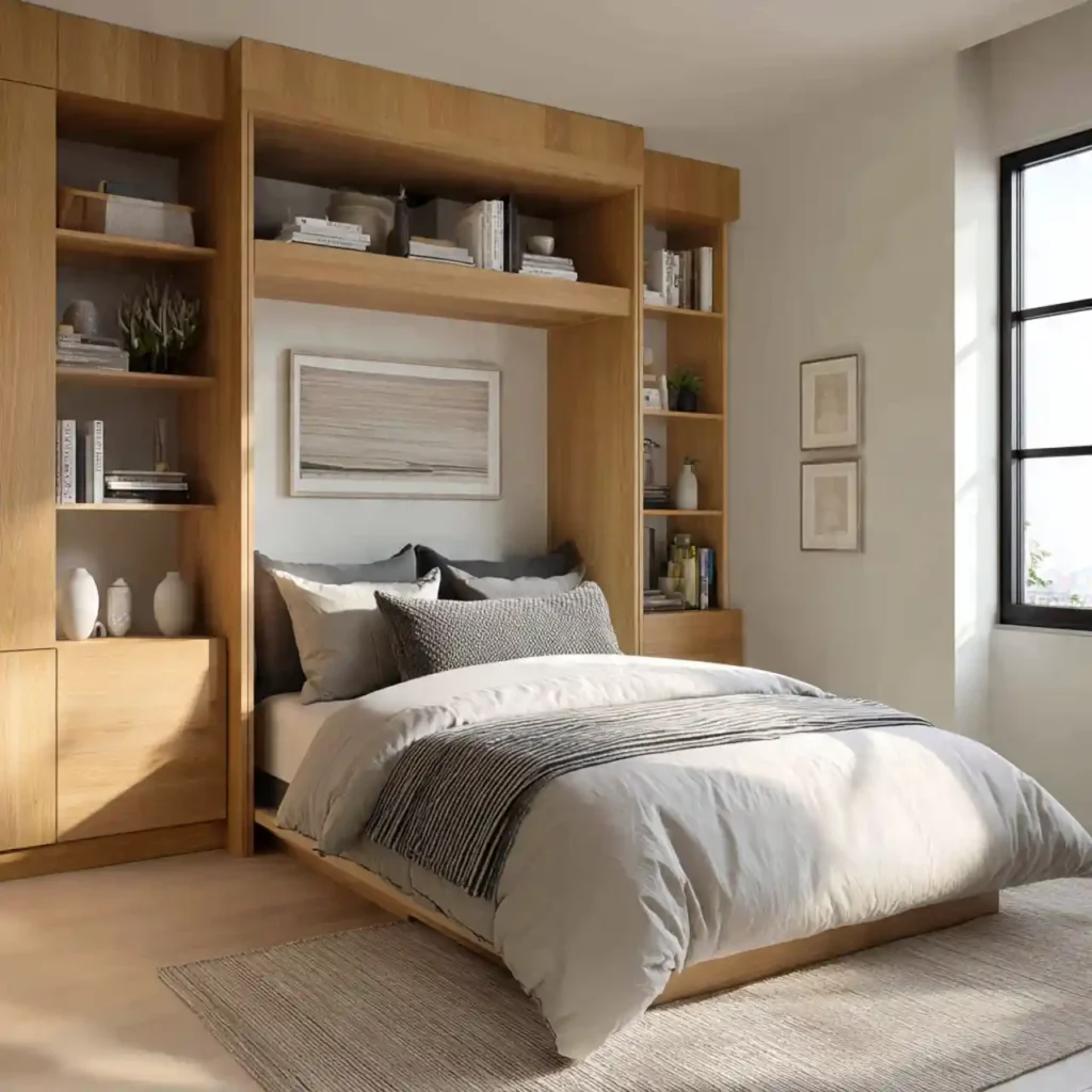 6-Murphy Bed Ideas for Small Bedroom