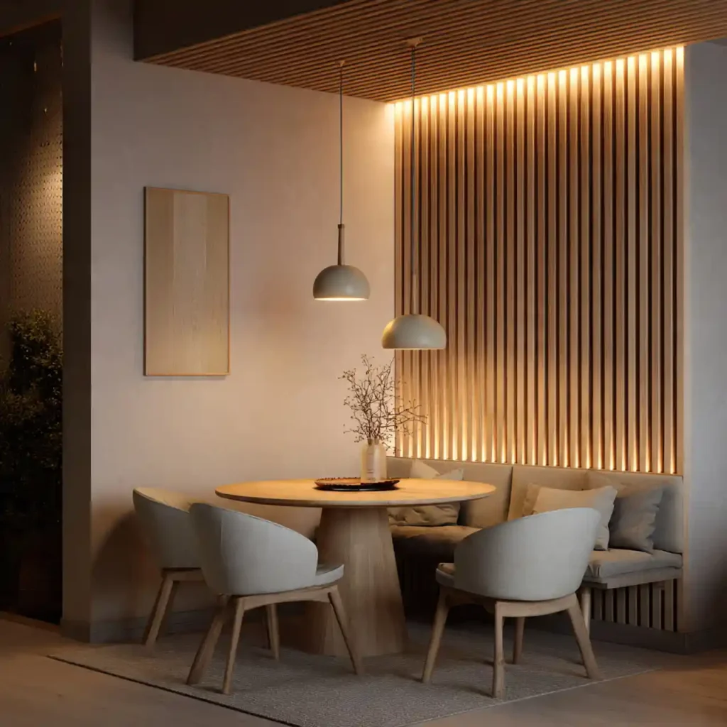 6-Wood Slat Wall Idea