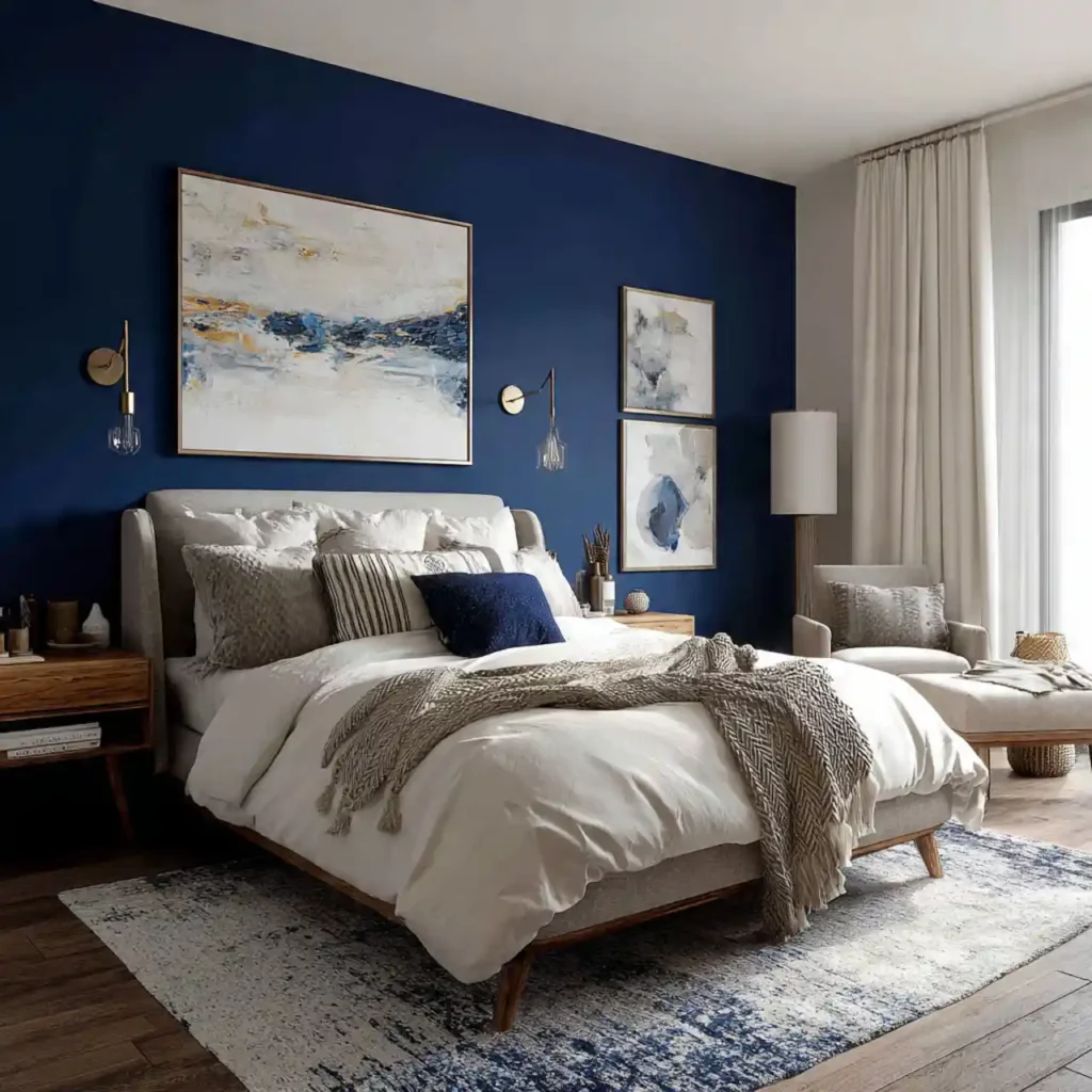 7-Blue Bedroom Idea