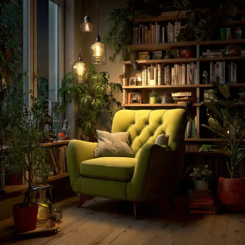 7-Lime Green Furniture Idea