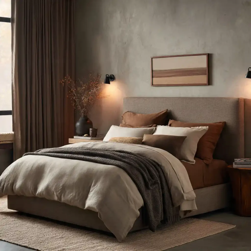 7-Mocha Bedroom Furniture Idea