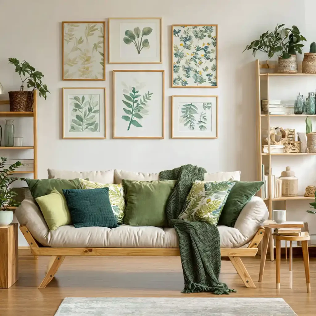 8-Biophilic Living Room Idea