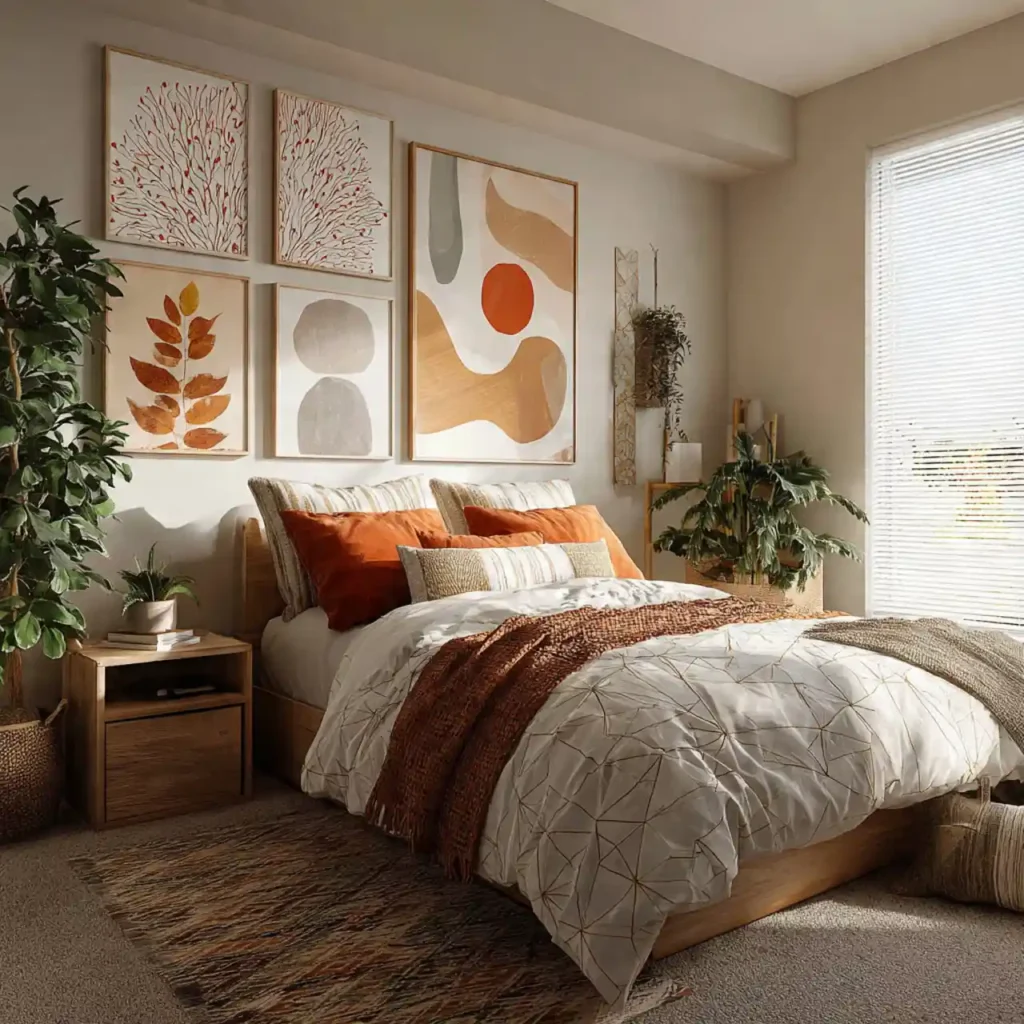 8-Cozy Autumn Bedroom Idea