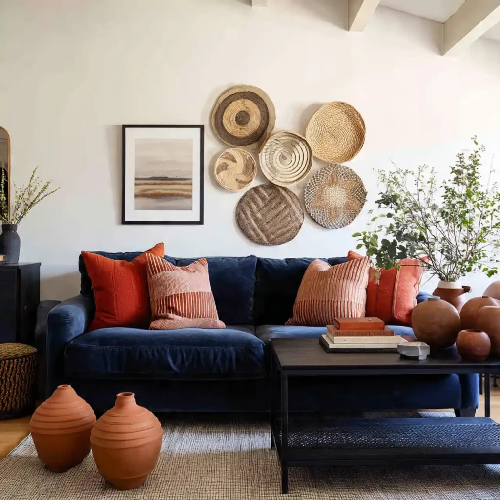 8-Navy Blue Velvet Furniture Idea