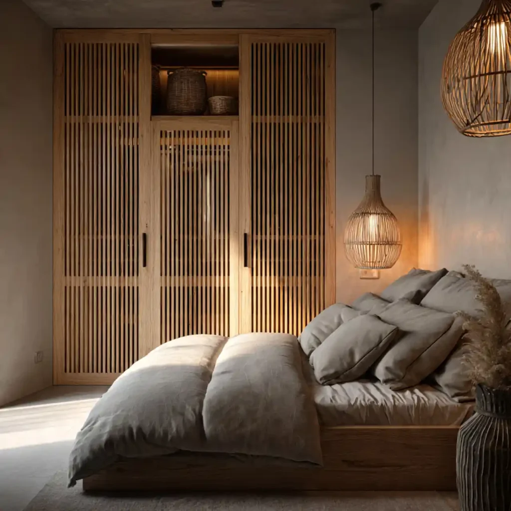 8-Wood Slat Wall Idea