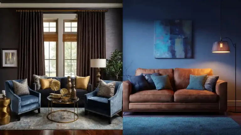 Blue and Brown Living Room Ideas for a Cozy, Elegant & Stylish Retreat