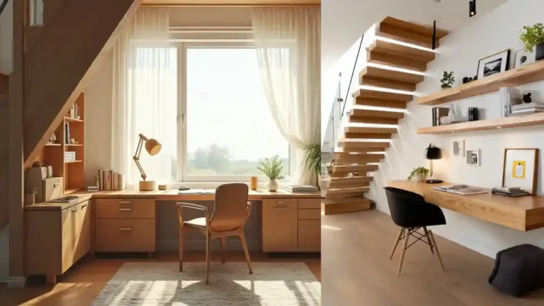 Home Office Under Stairs Ideas to Create a Stylish & Productive Workspace