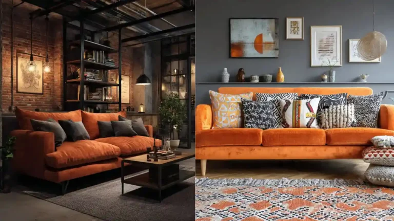 Orange Couch Living Room Ideas for a Bold, Stylish & Trendy Space