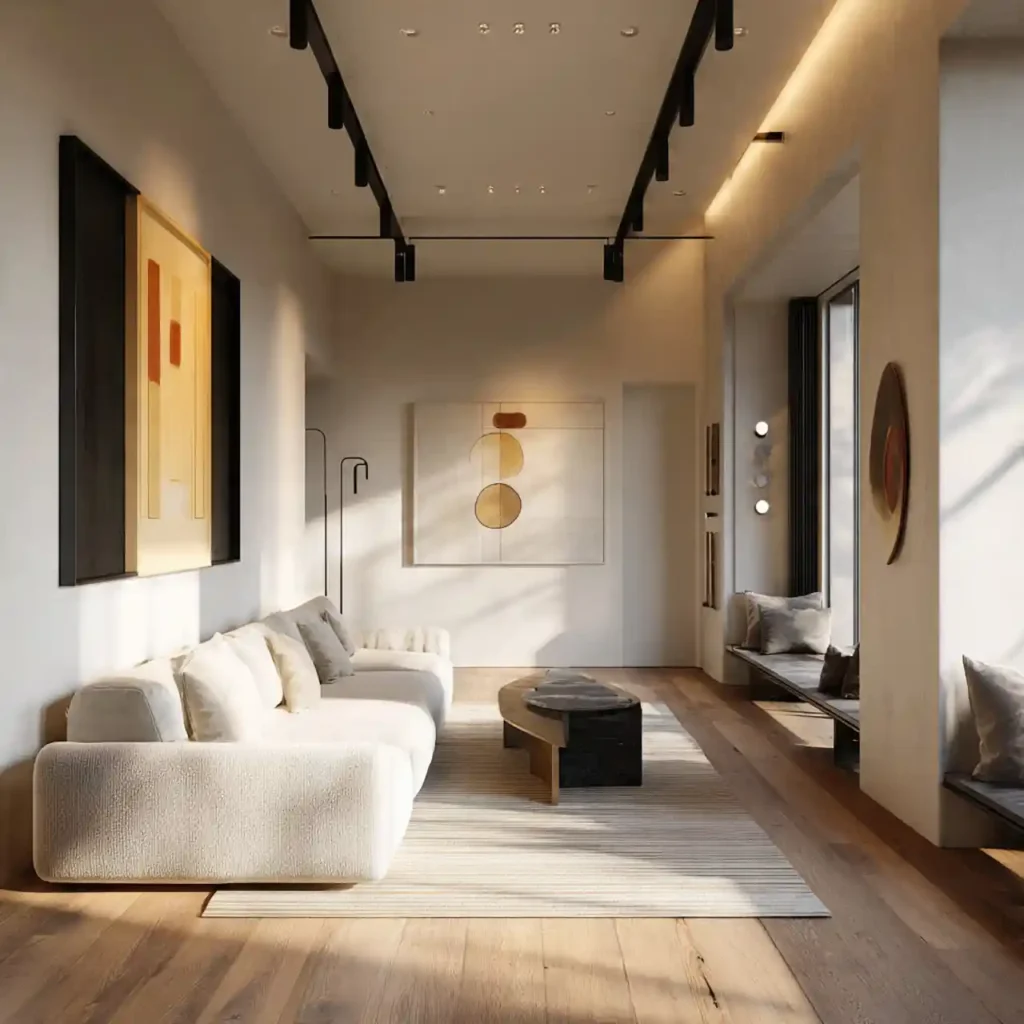 1-Long Narrow Living Room Ideas