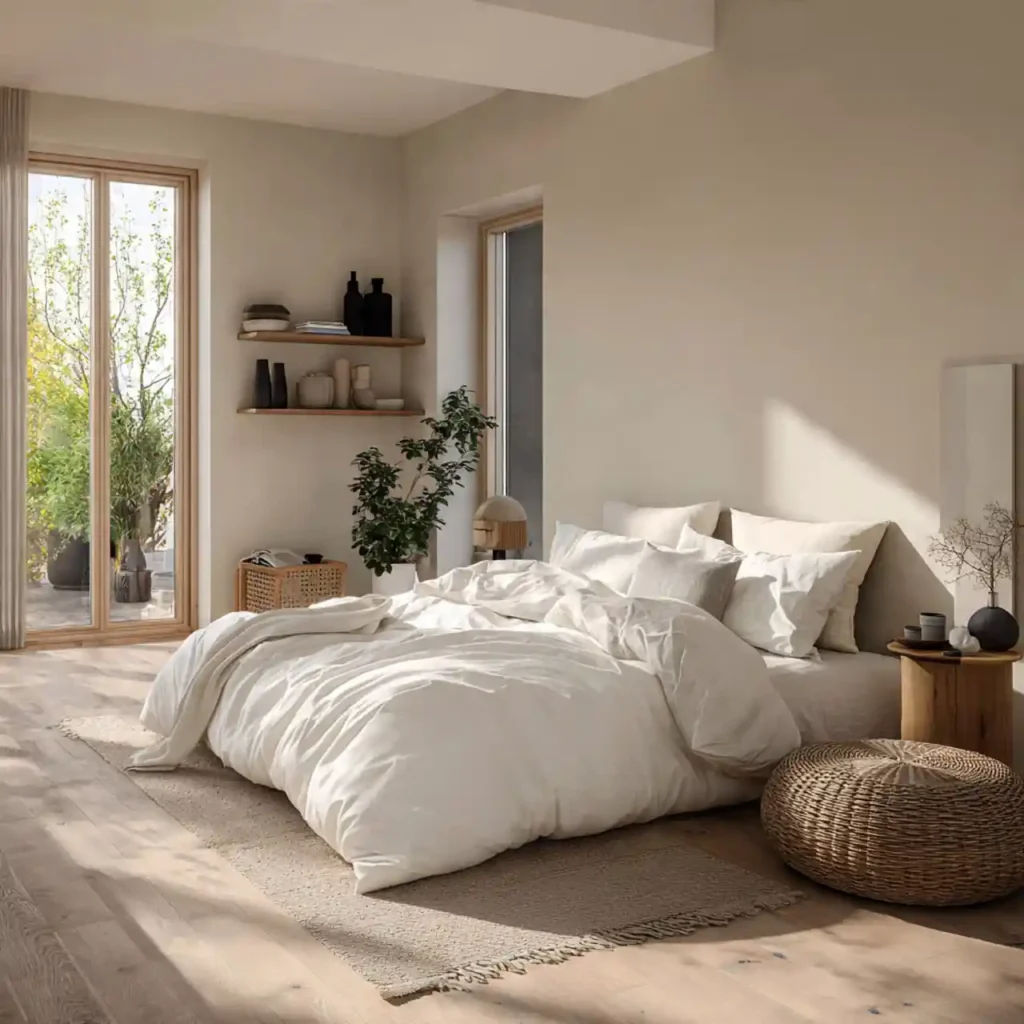 1-Minimalist Japandi Bedroom Ideas