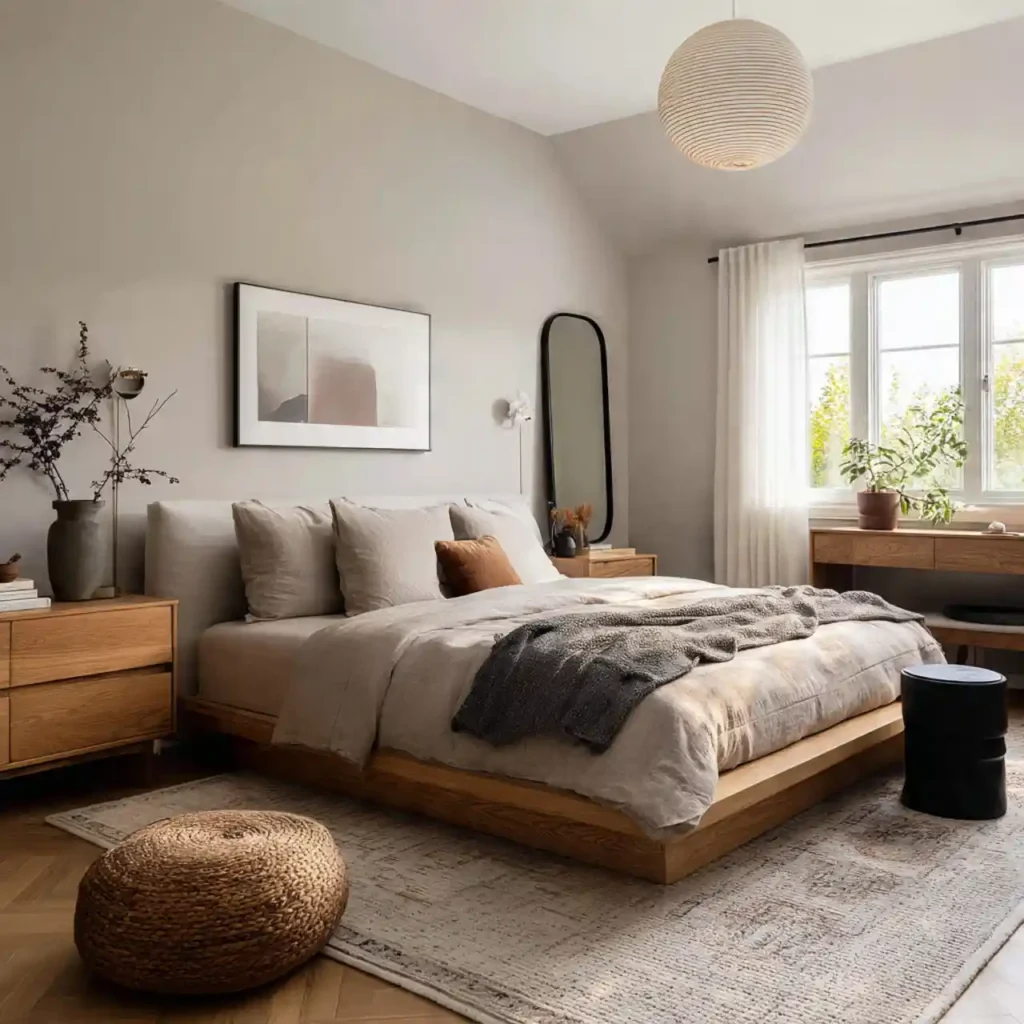 1-Modern Japandi Bedroom Ideas