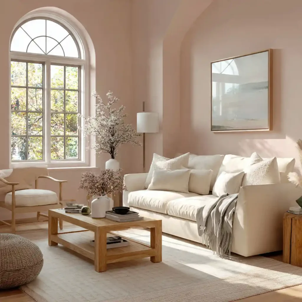 1-Pink Living Room Ideas
