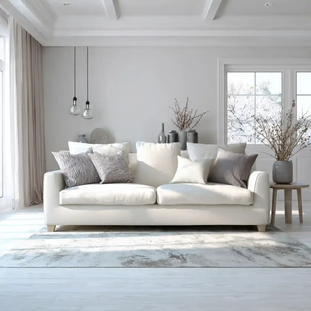 1-White Living Room Ideas