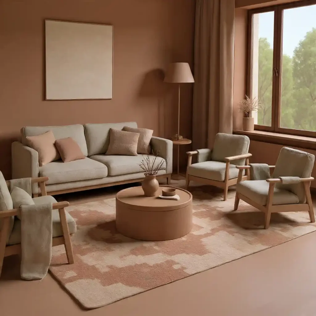 10-Earth-Tone Living Room Idea