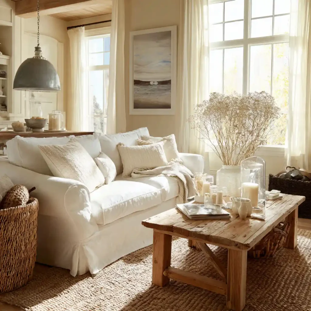 10-Nancy Meyers Living Room Idea