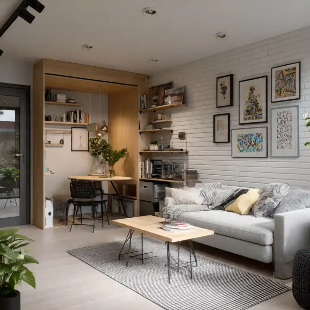 10-Studio Living Room Idea