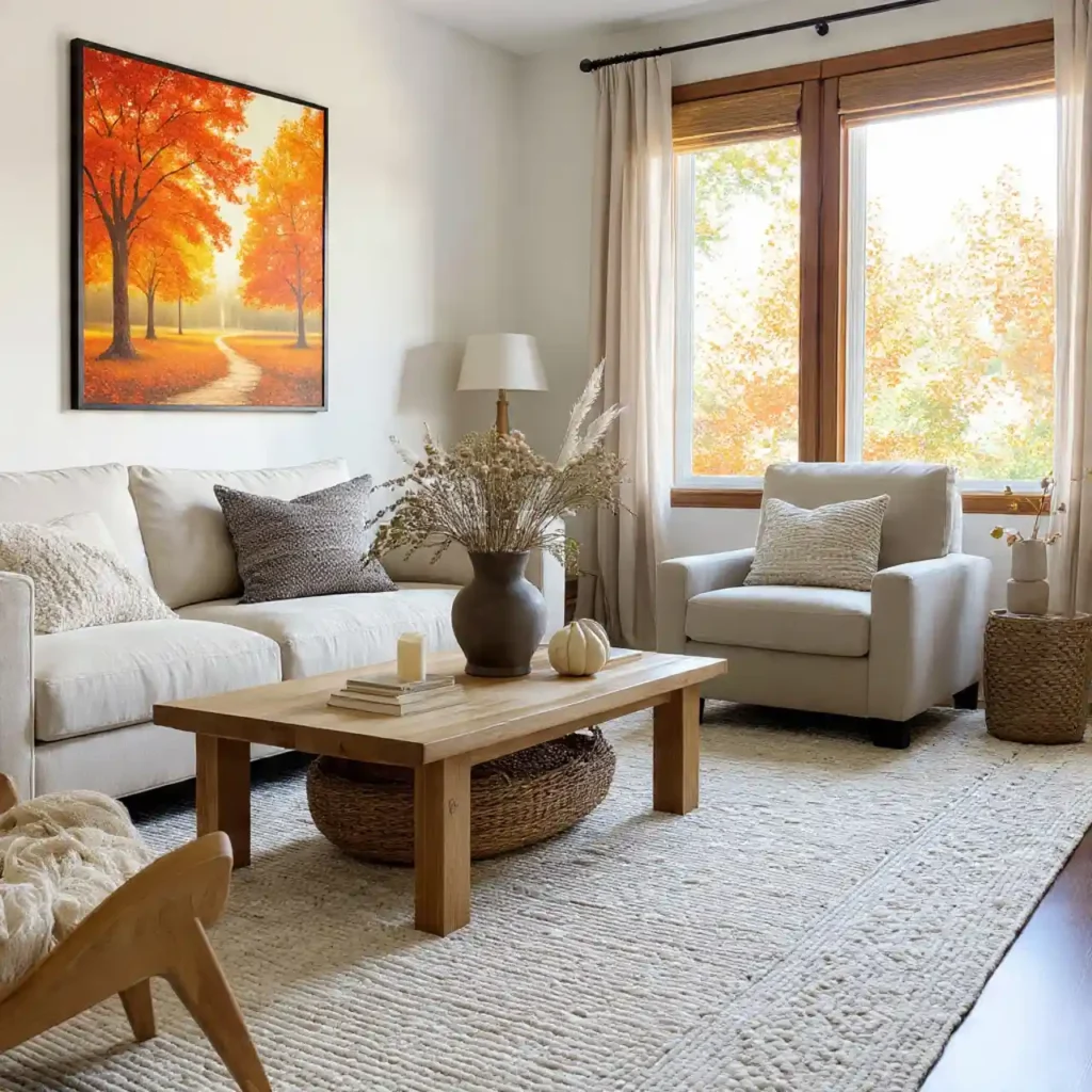 11-Fall Living Room Decor Idea