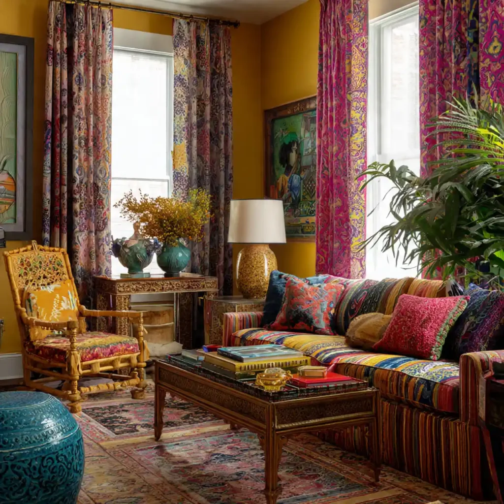 11-Maximalist Living Room Idea