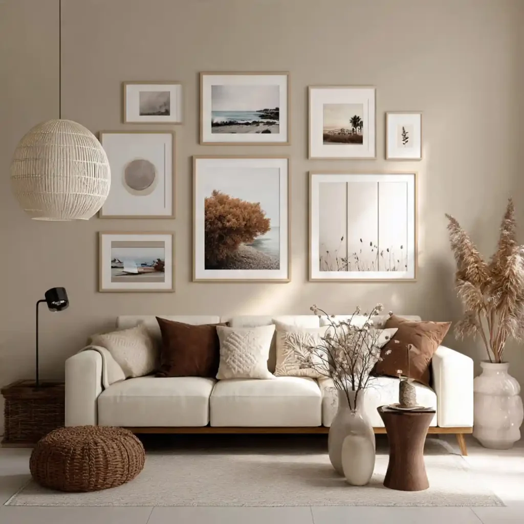 11-Modern Boho Living Room Idea