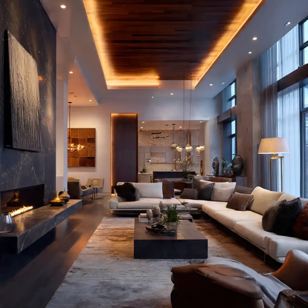 11-Open Concept Living Room Idea