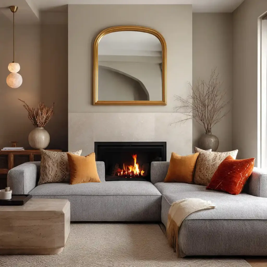 12-Modern Beige Living Room Idea