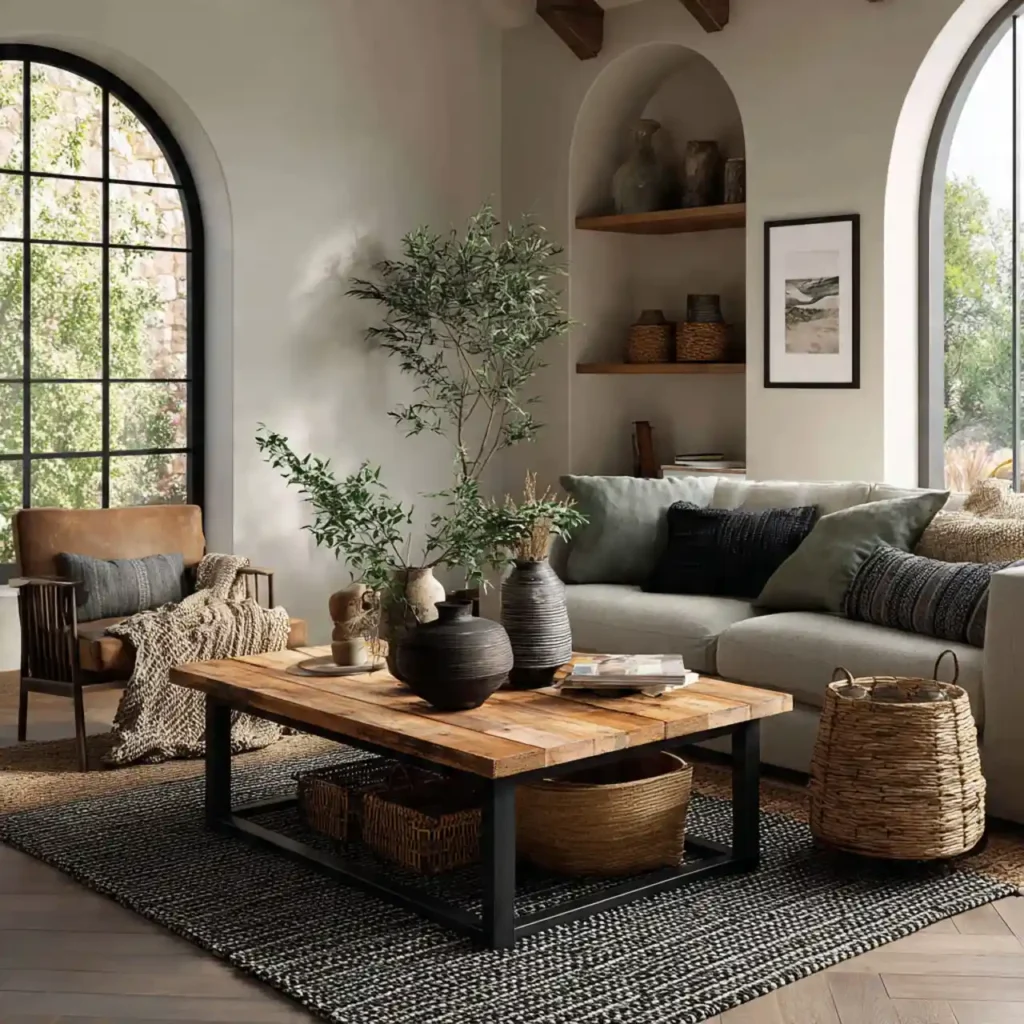 12-Modern Boho Living Room Idea