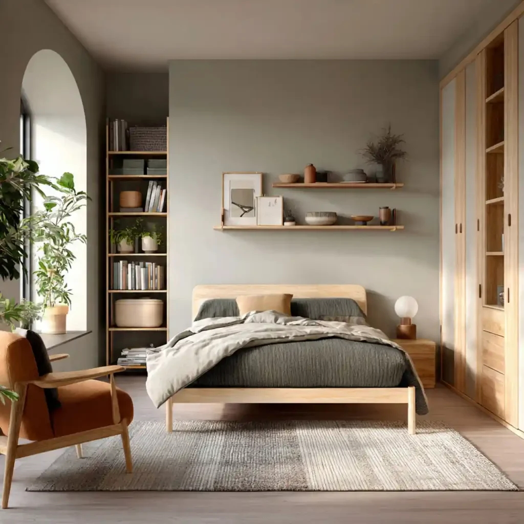 12-Modern Japandi Bedroom Idea