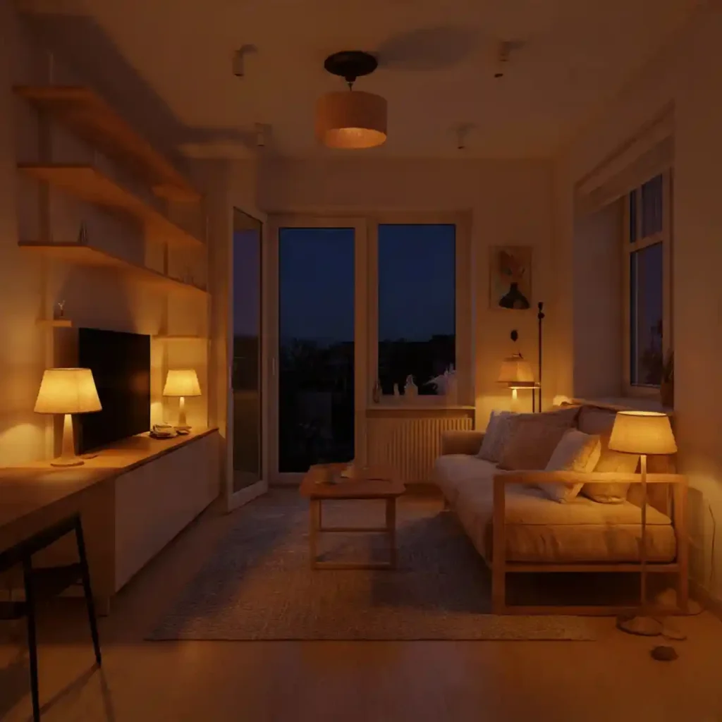 12-Studio Living Room Idea