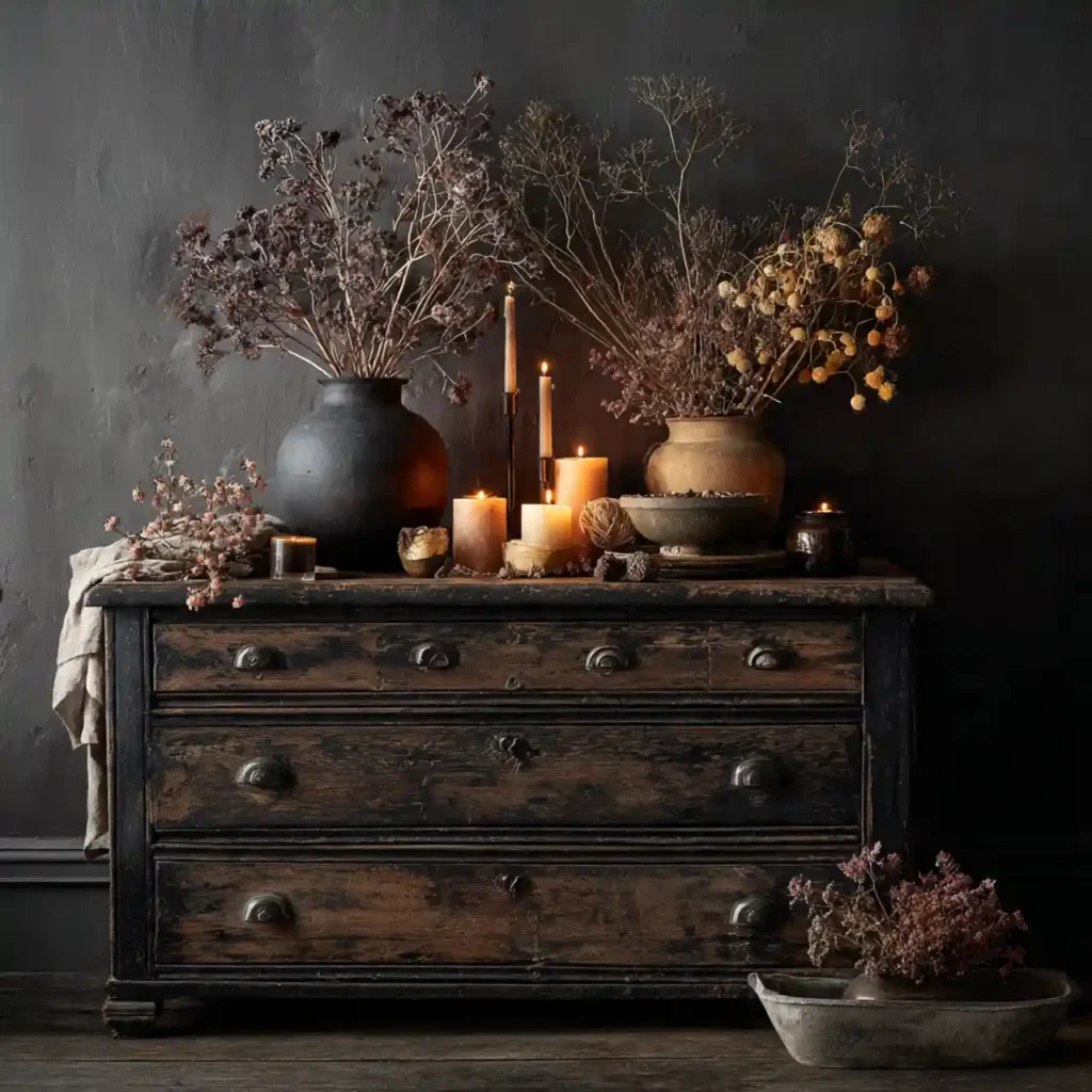 13-Budget-Friendly Dark Cottagecore House Interior Idea