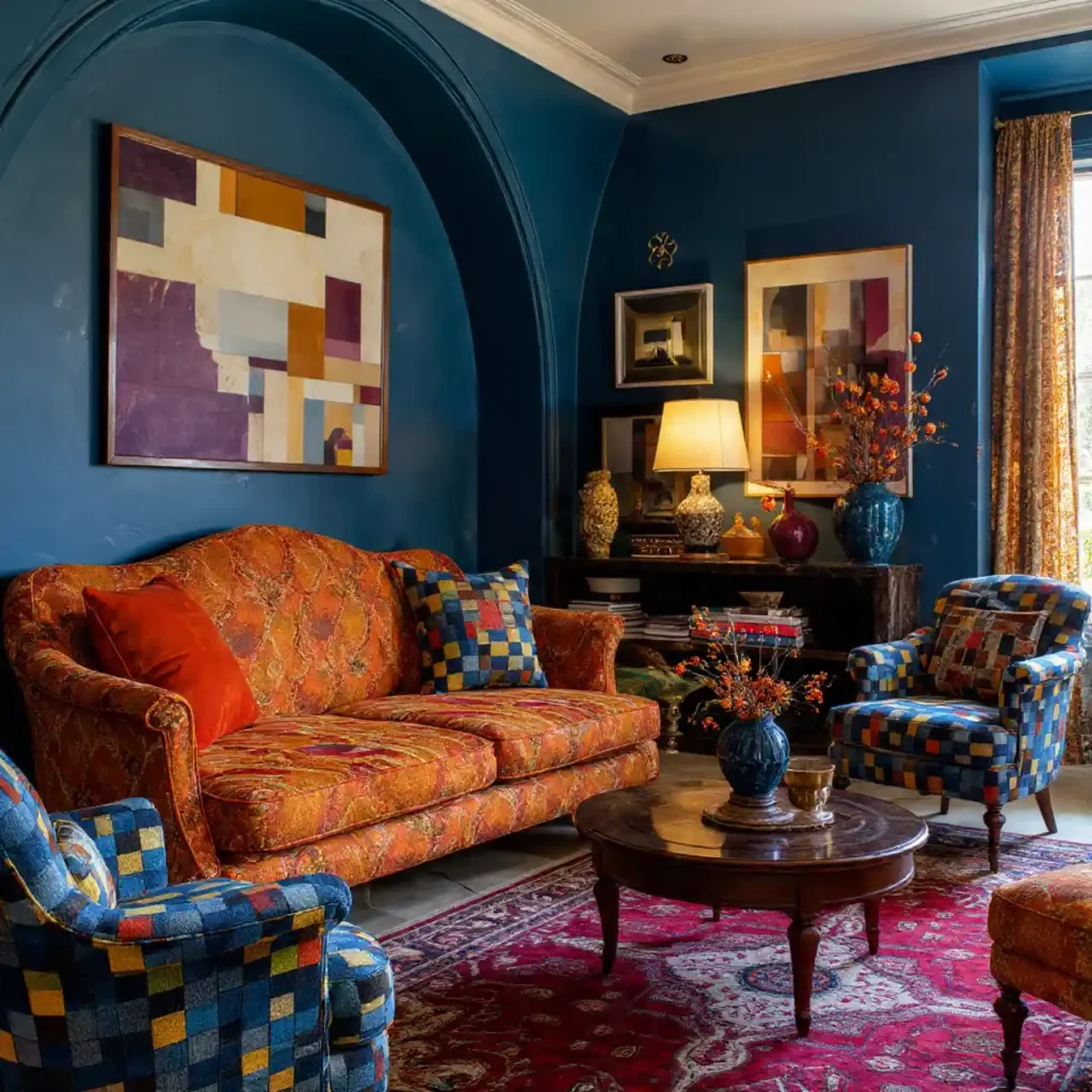 13-Maximalist Living Room Idea