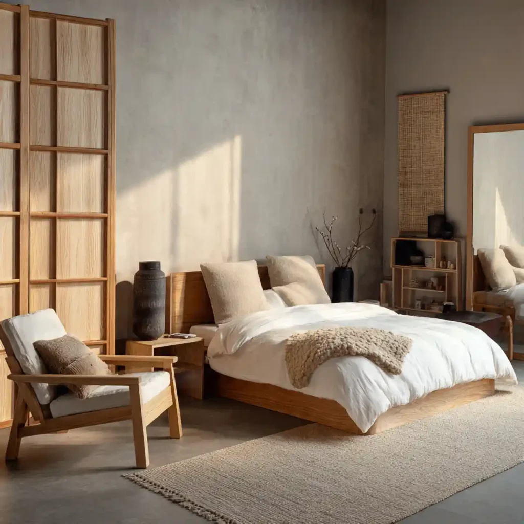 13-Minimalist Japandi Bedroom Idea
