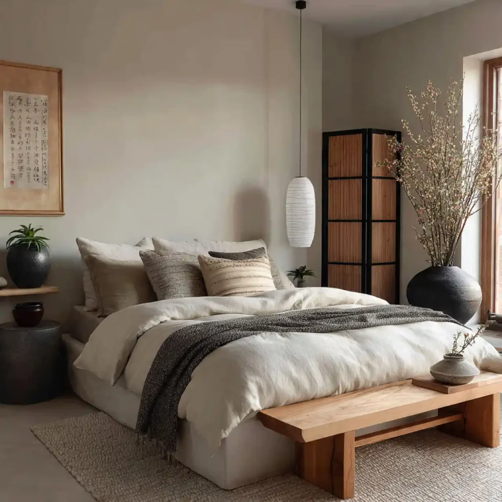 13-Modern Japandi Bedroom Idea