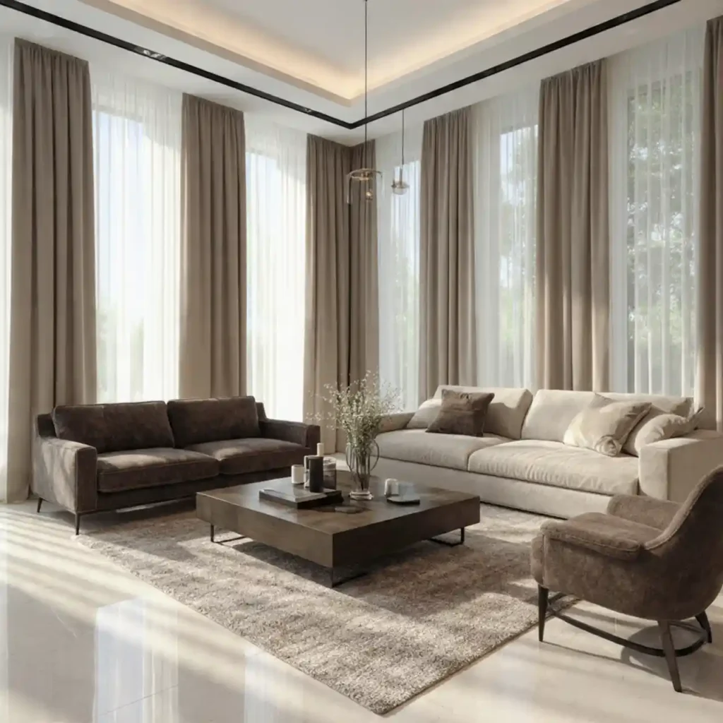 14-Earth-Tone Living Room Idea