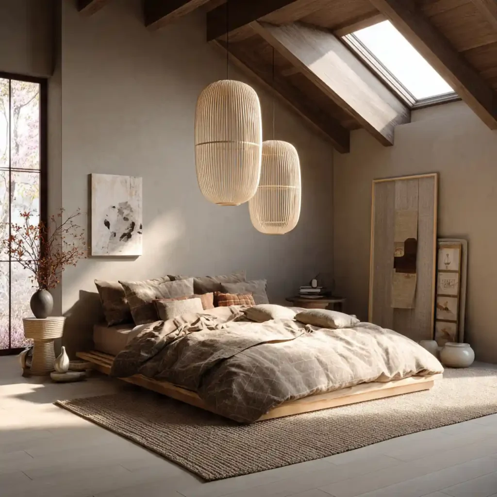 14-Minimalist Japandi Bedroom Idea