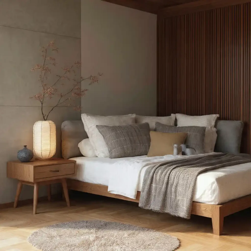 14-Modern Japandi Bedroom Idea