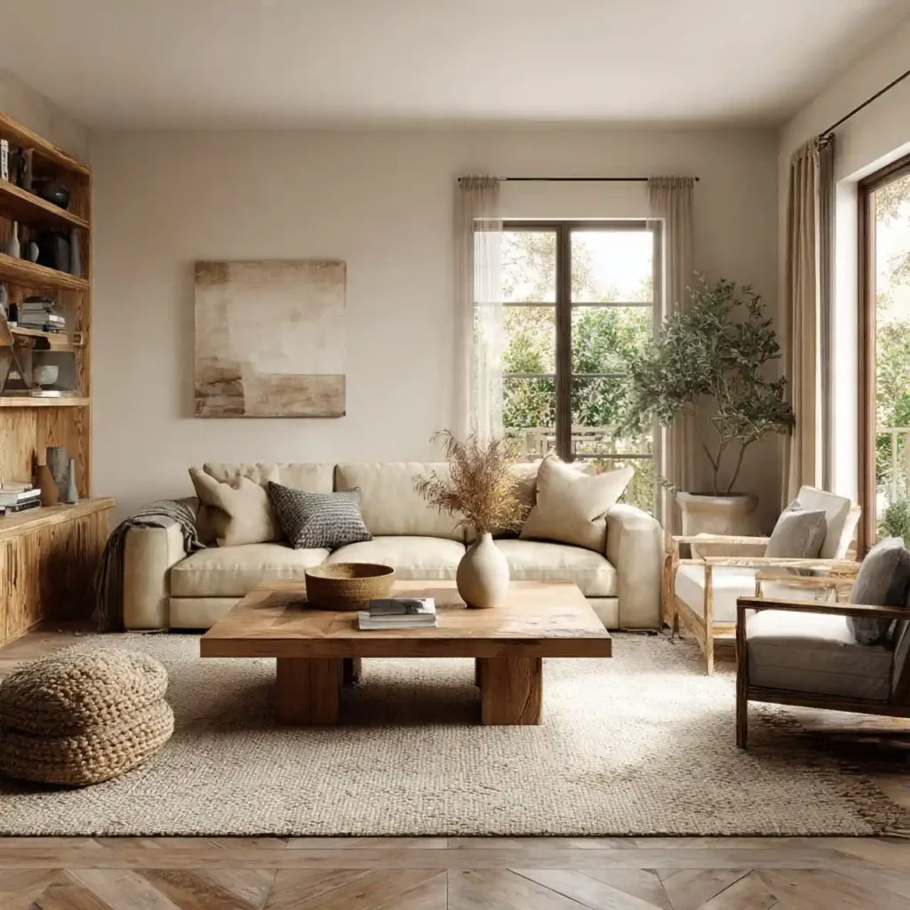 14-Neutral Living Room Idea