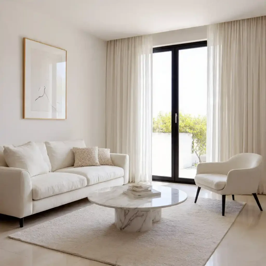 14-White Living Room Idea