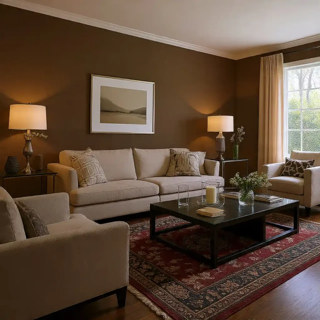 15-Earth-Tone Living Room Idea