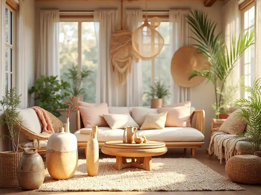 15-Modern Boho Living Room Ideas