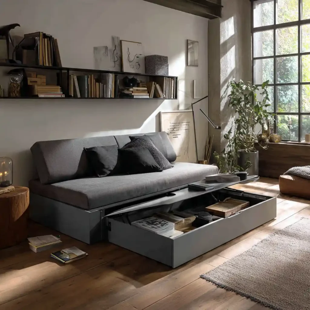 15-Studio Living Room Idea
