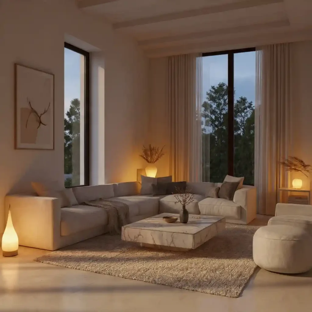 15-White Living Room Idea