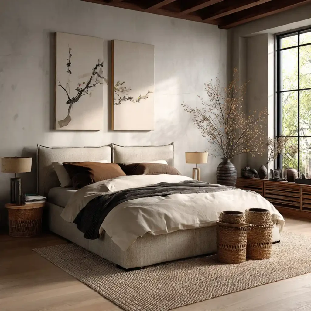 16-Japandi Bedroom Idea