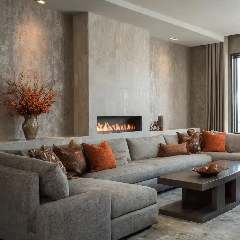 16-Modern Beige Living Room Idea
