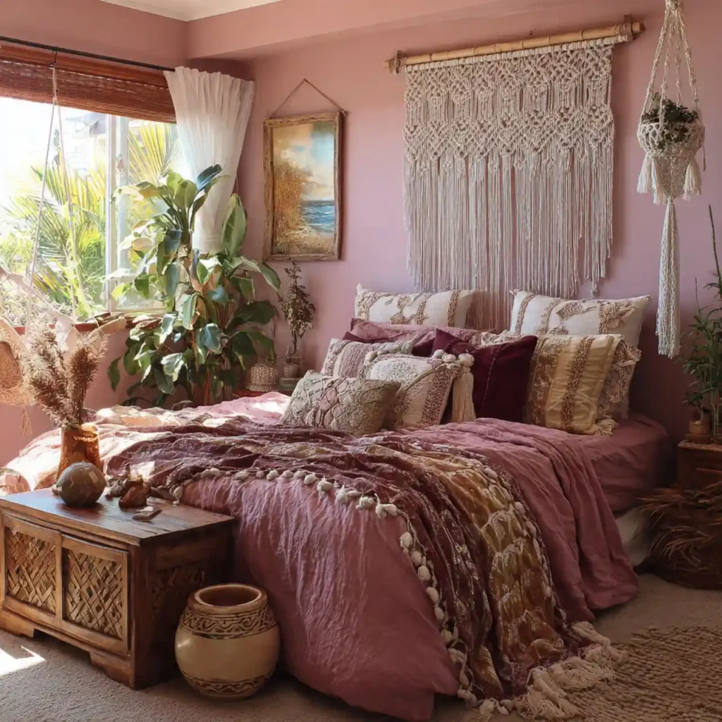 16-Pink Bedroom Idea