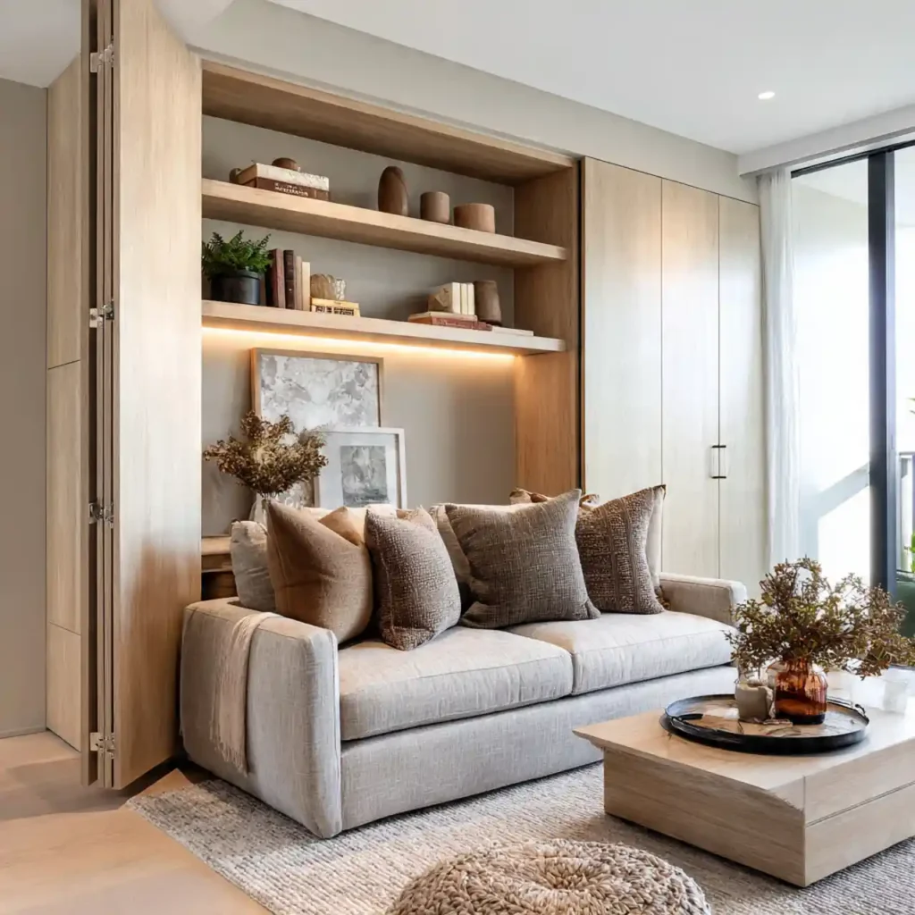 16-Studio Living Room Idea