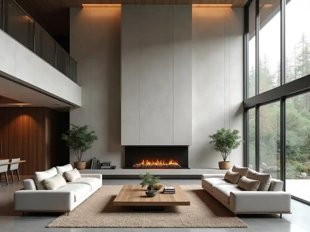 16-living room fireplace decor idea