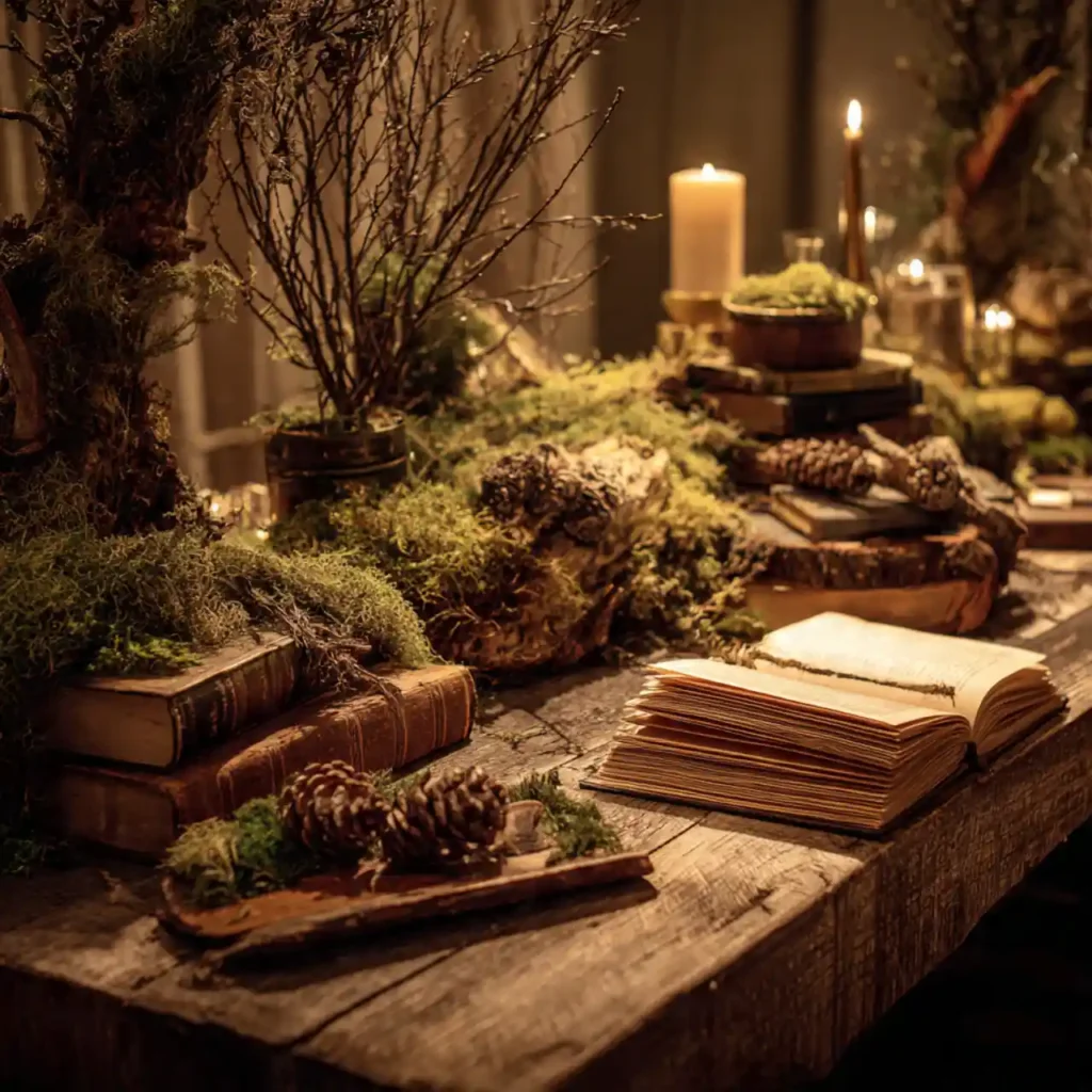 17-Budget-Friendly Dark Cottagecore House Interior Idea