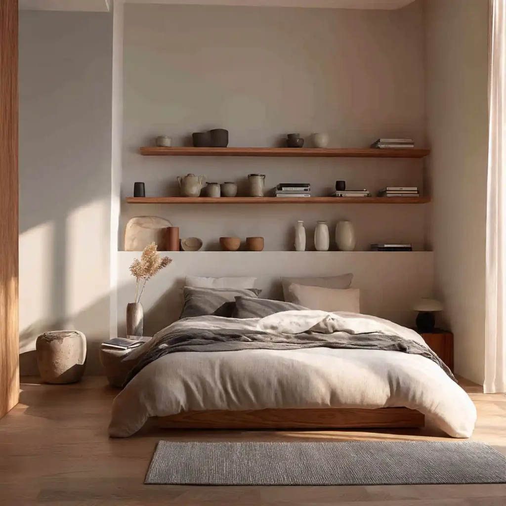 17-Japandi Bedroom Idea