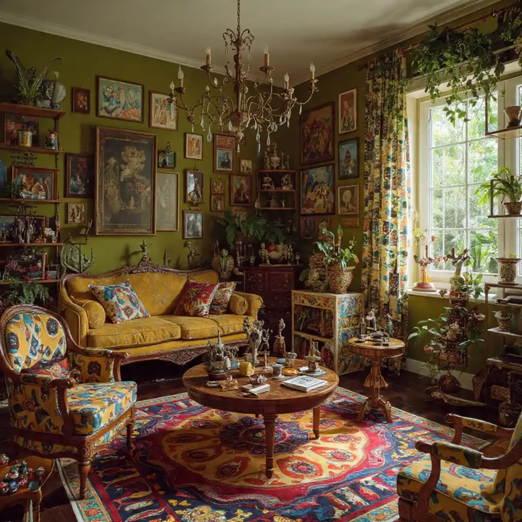 17-Maximalist Living Room Idea